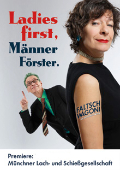 ladies first,
              männer förster - plakat